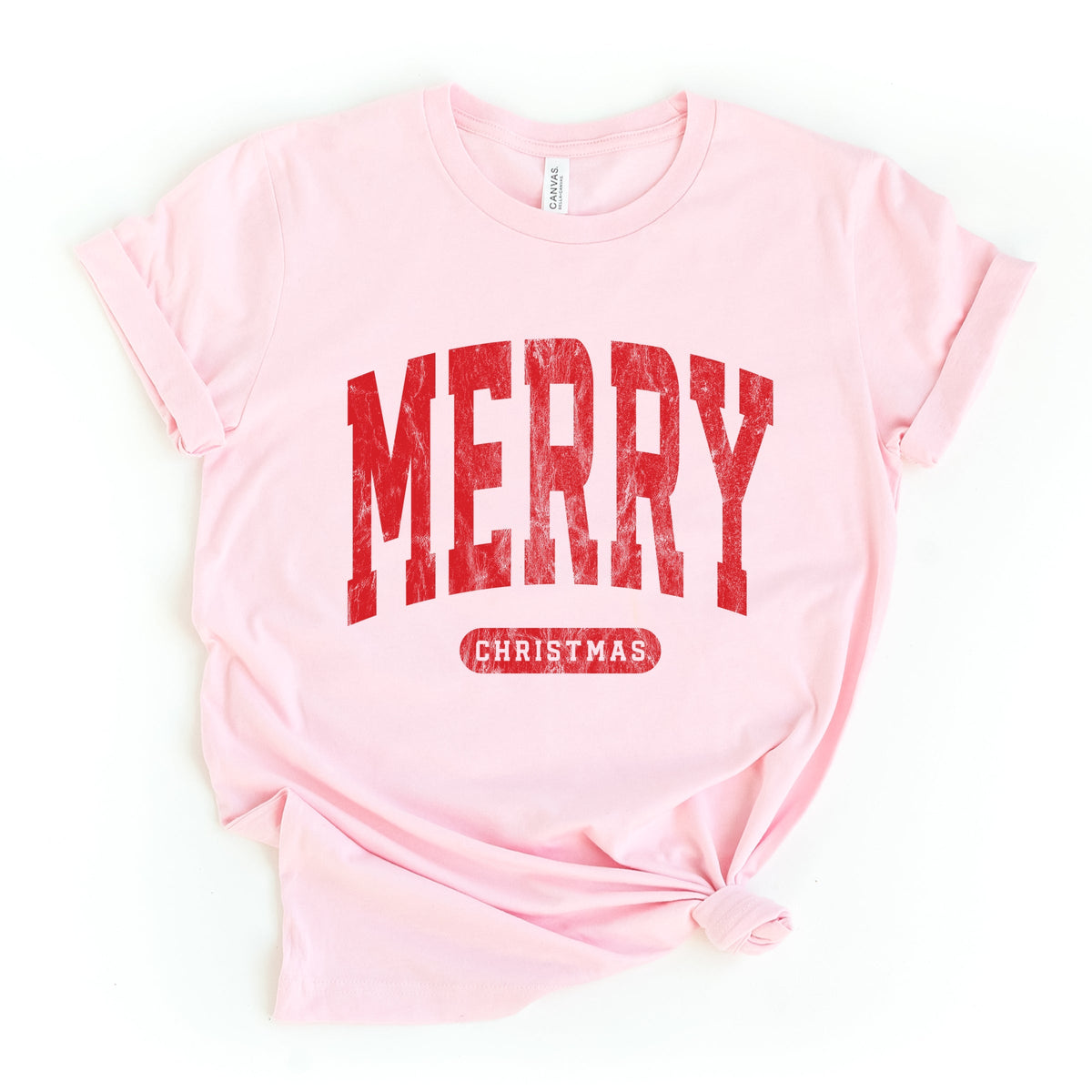 Merry Christmas Arched Bold - Women's Short Sleeve Graphic T-Shirt