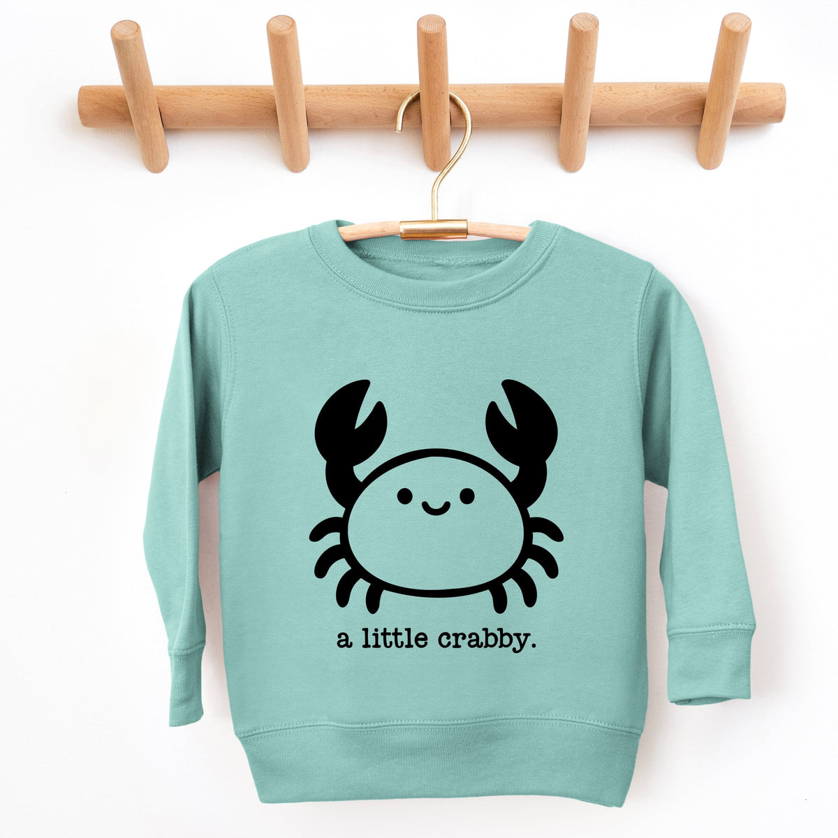 A Little Crabby Typewriter - Toddler Graphic Sweatshirt