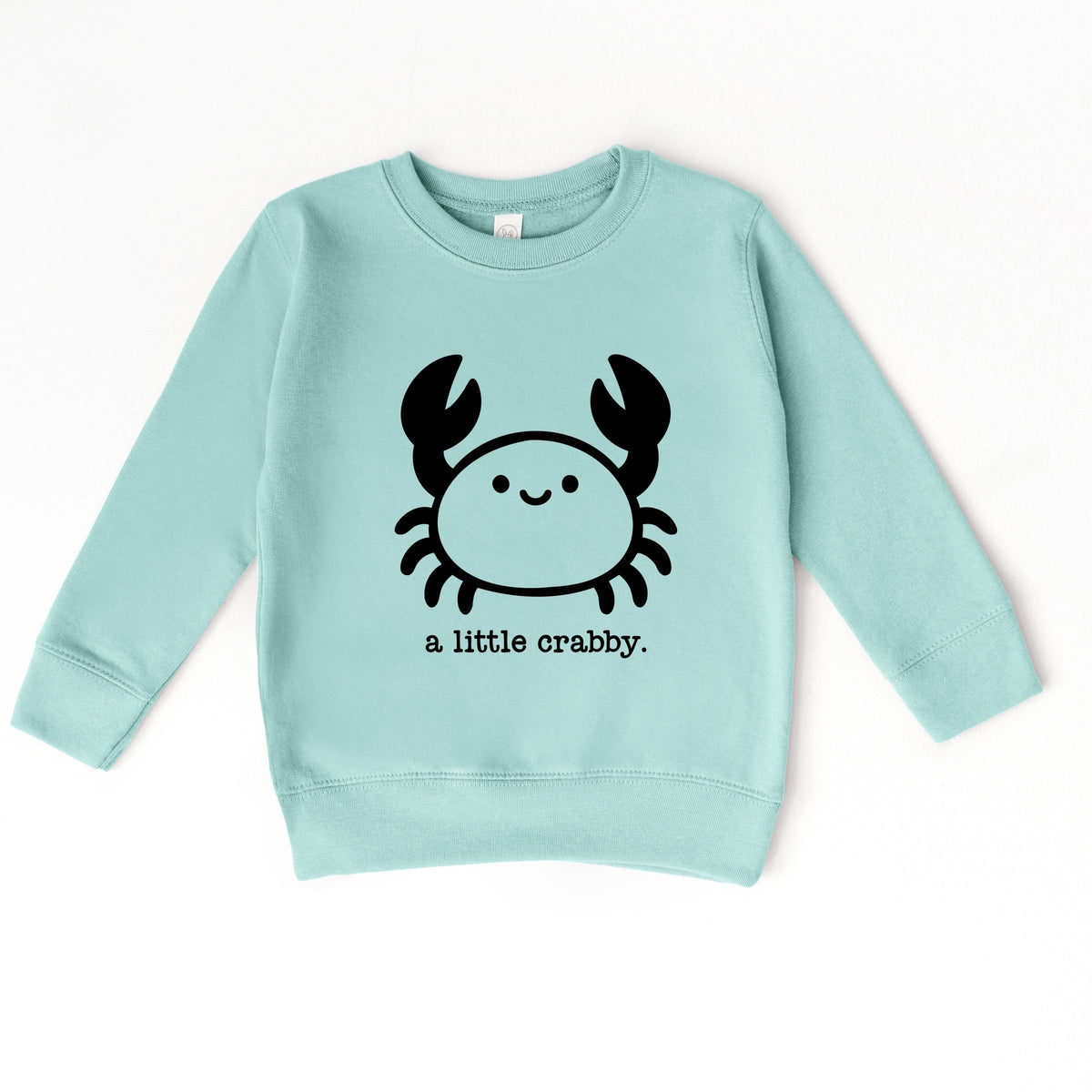 A Little Crabby Typewriter - Toddler Graphic Sweatshirt