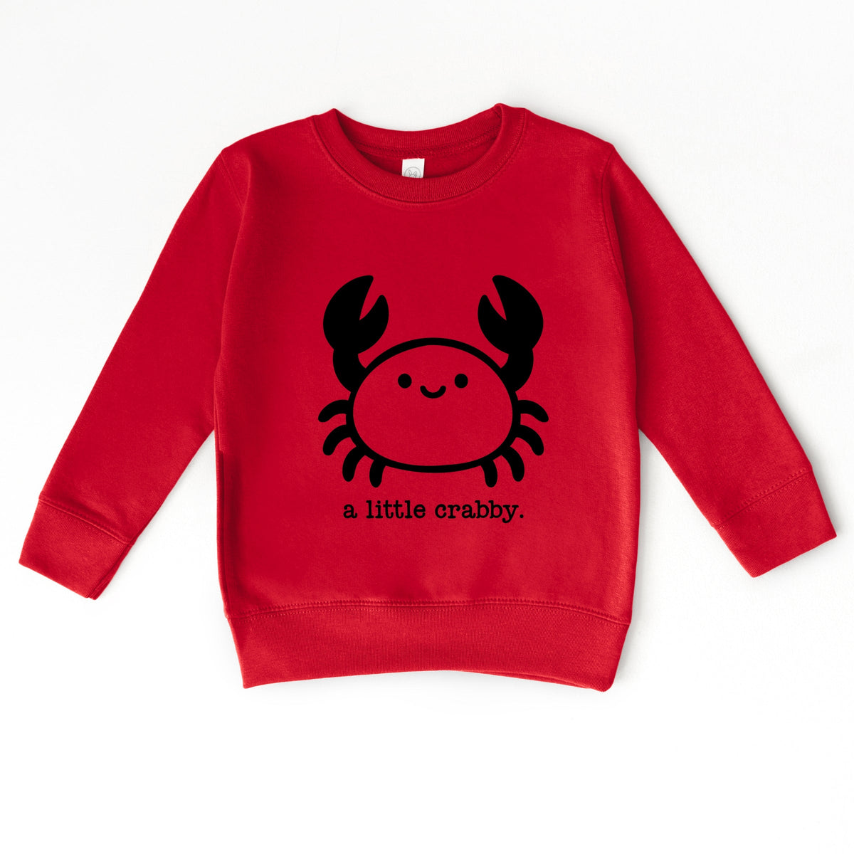 A Little Crabby Typewriter - Toddler Graphic Sweatshirt