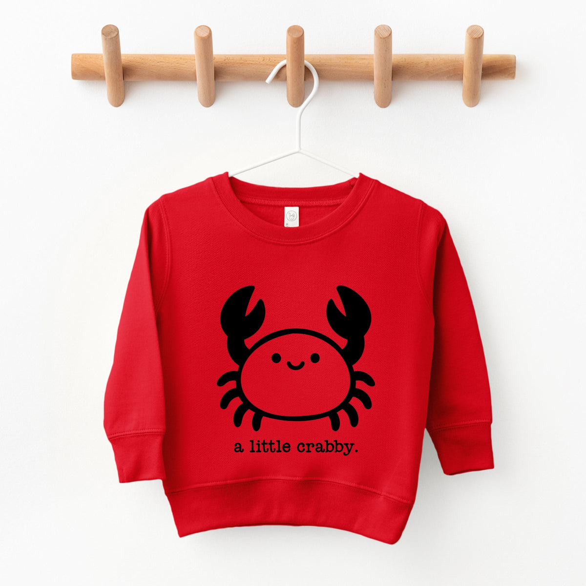 A Little Crabby Typewriter - Toddler Graphic Sweatshirt