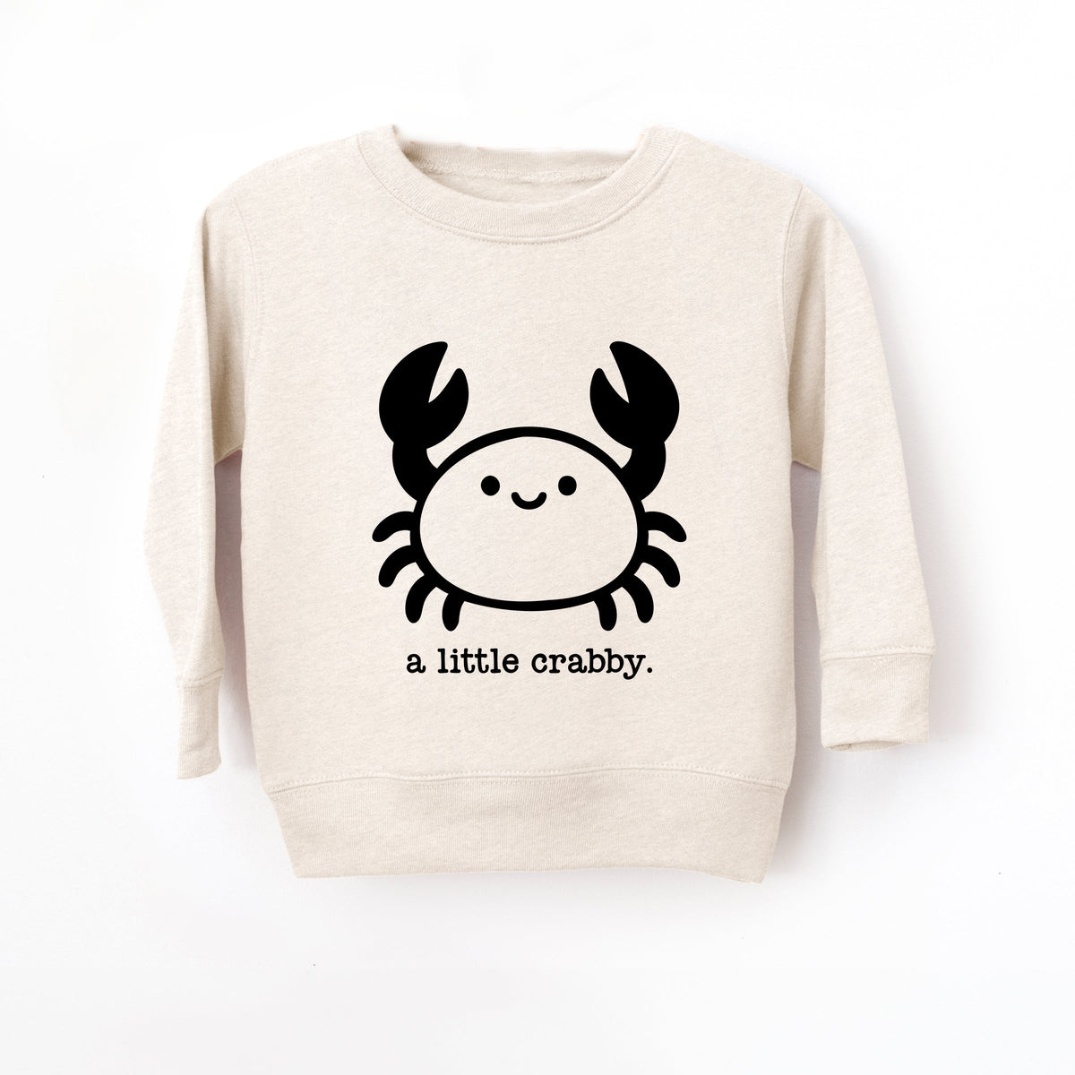 A Little Crabby Typewriter - Toddler Graphic Sweatshirt