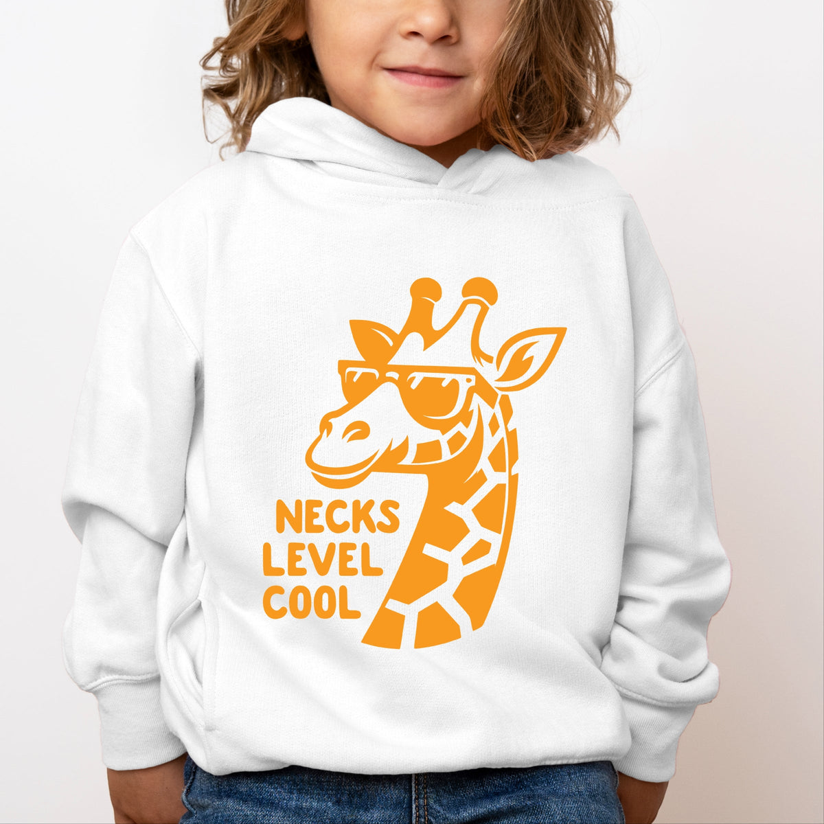 Necks Level Cool Giraffe - Toddler Hoodie