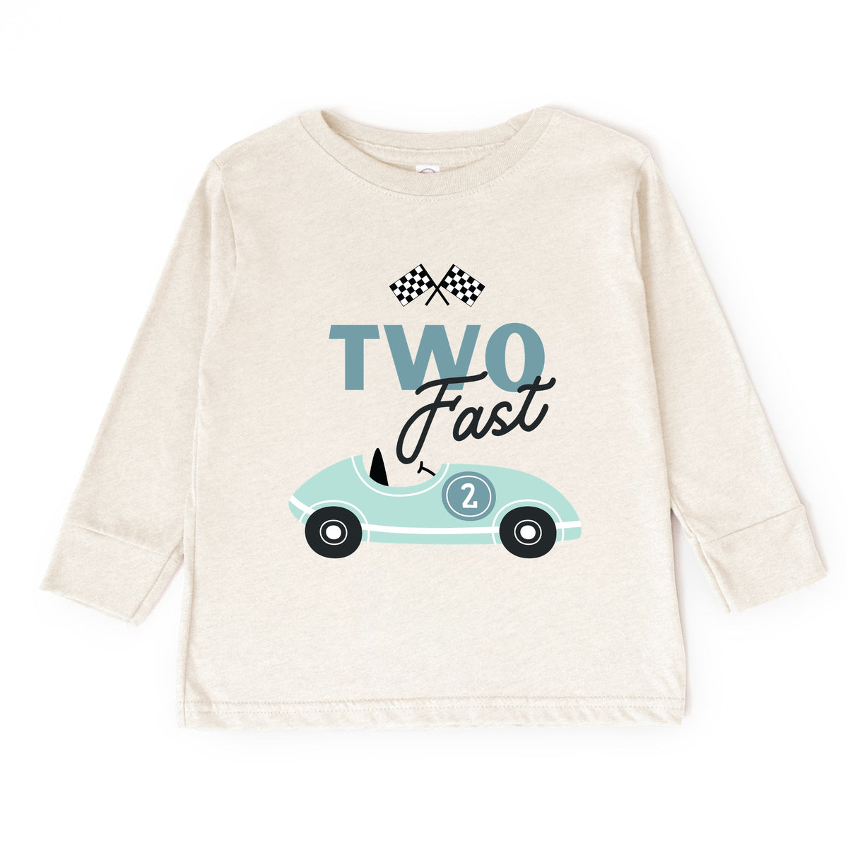 Two Fast Racecar - Toddler Long Sleeve Graphic Tee