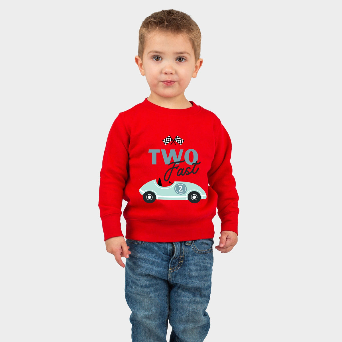 Two Fast Racecar - Toddler Long Sleeve Graphic Tee