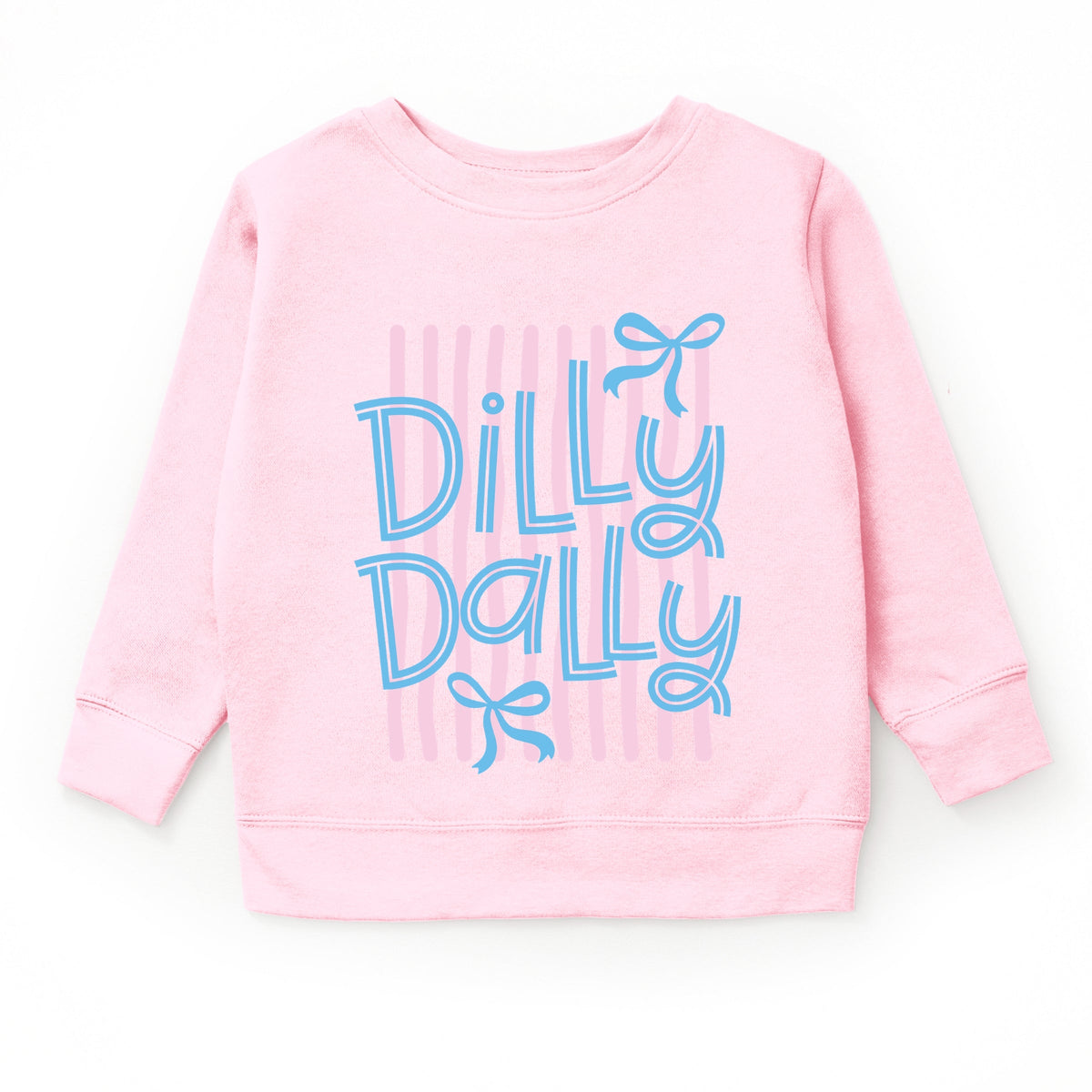 Dilly Dally Stripes - Youth Graphic Sweatshirt