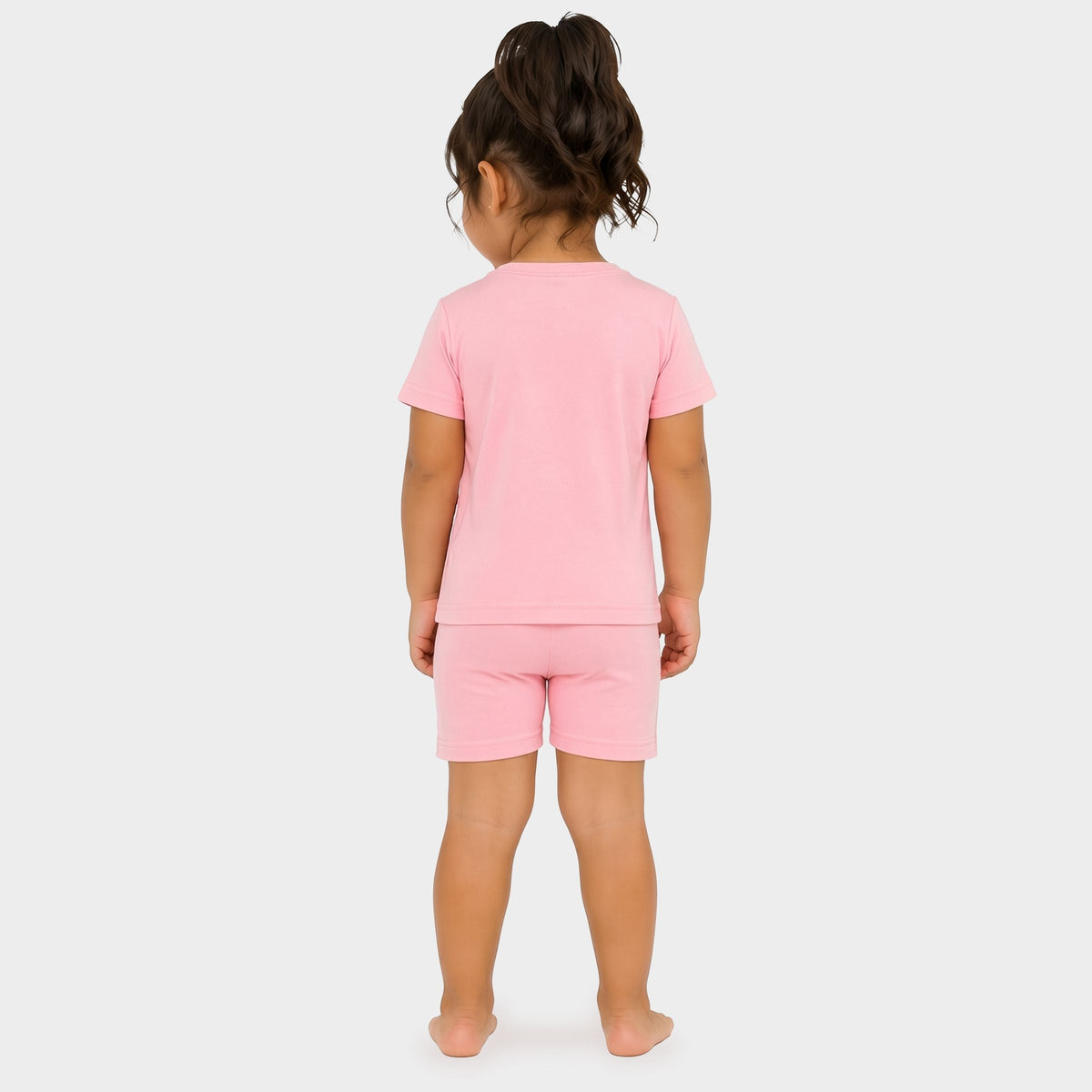 Silly Goose Blue Stripes - Toddler Crew Shorts Set
