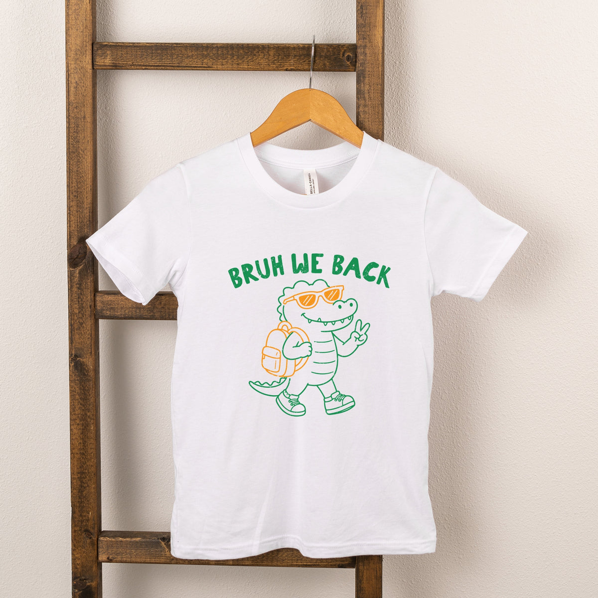 Bruh We Back Crocodile - Youth Short Sleeve Graphic T-Shirt