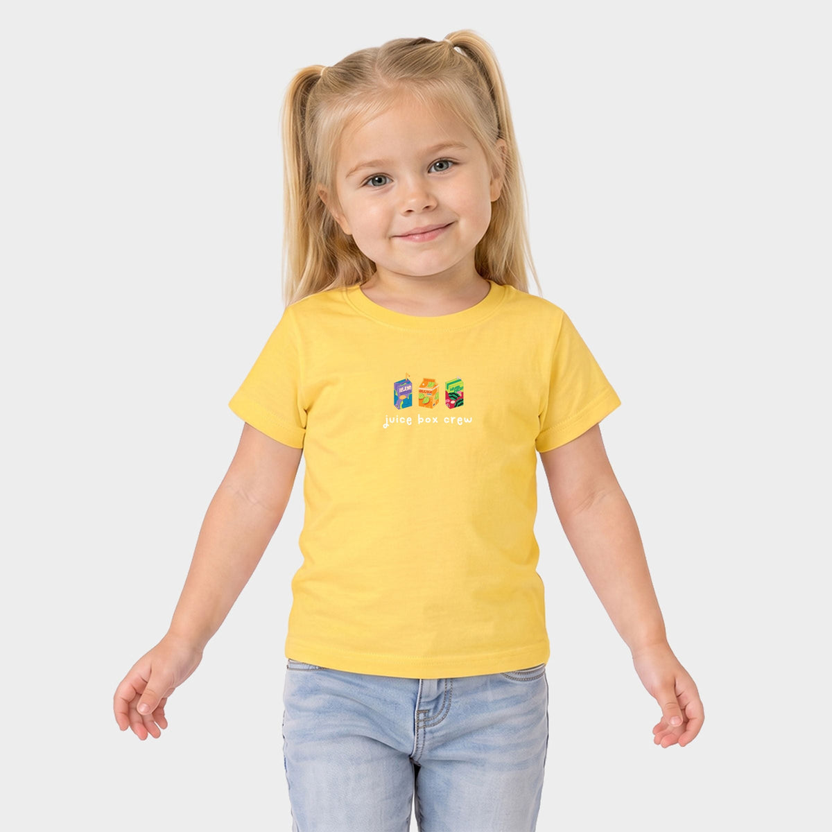Juice Box Crew Row - Toddler Short Sleeve Graphic T-Shirt