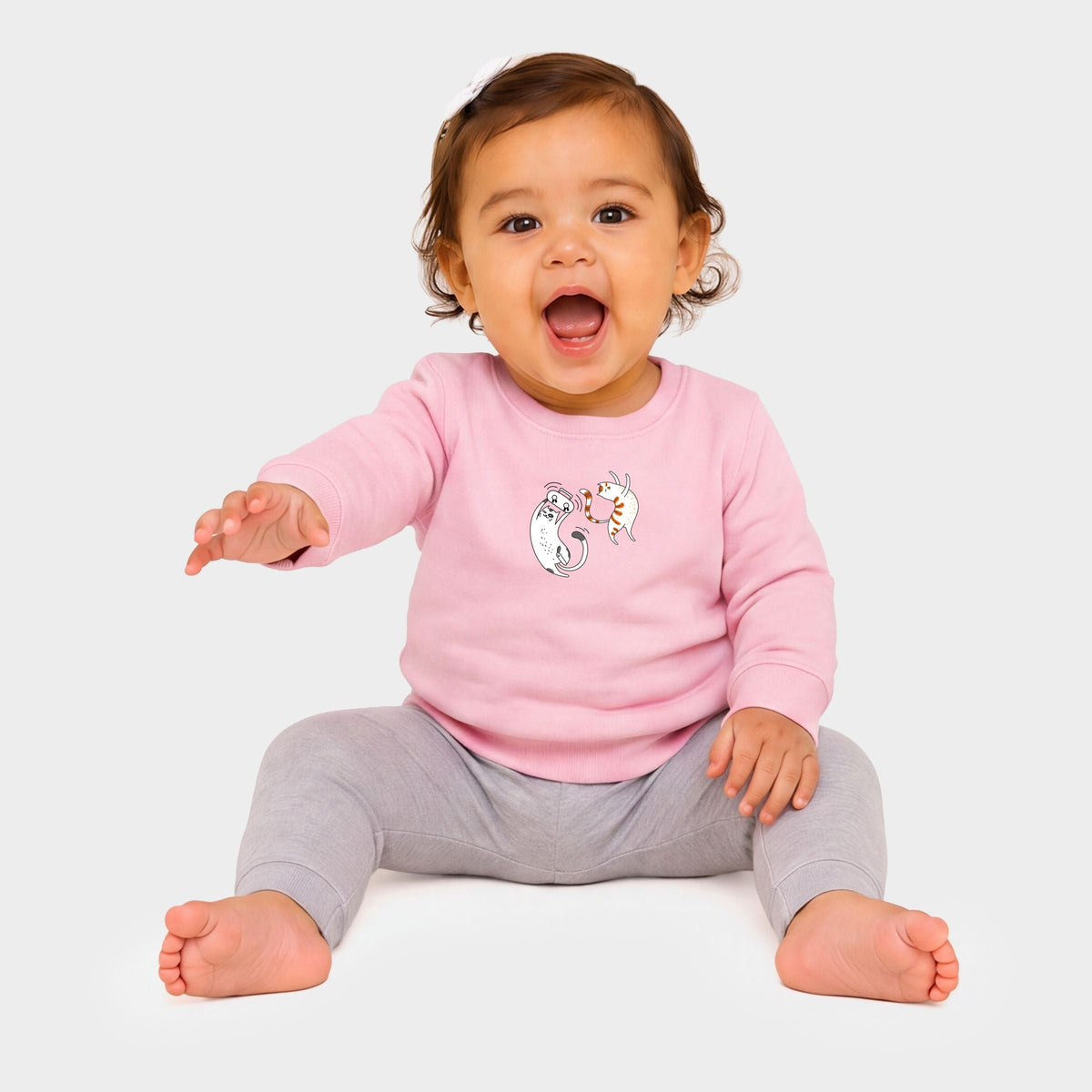 Dancing Cats Radio - Infant Crew Fleece Sweatshirt