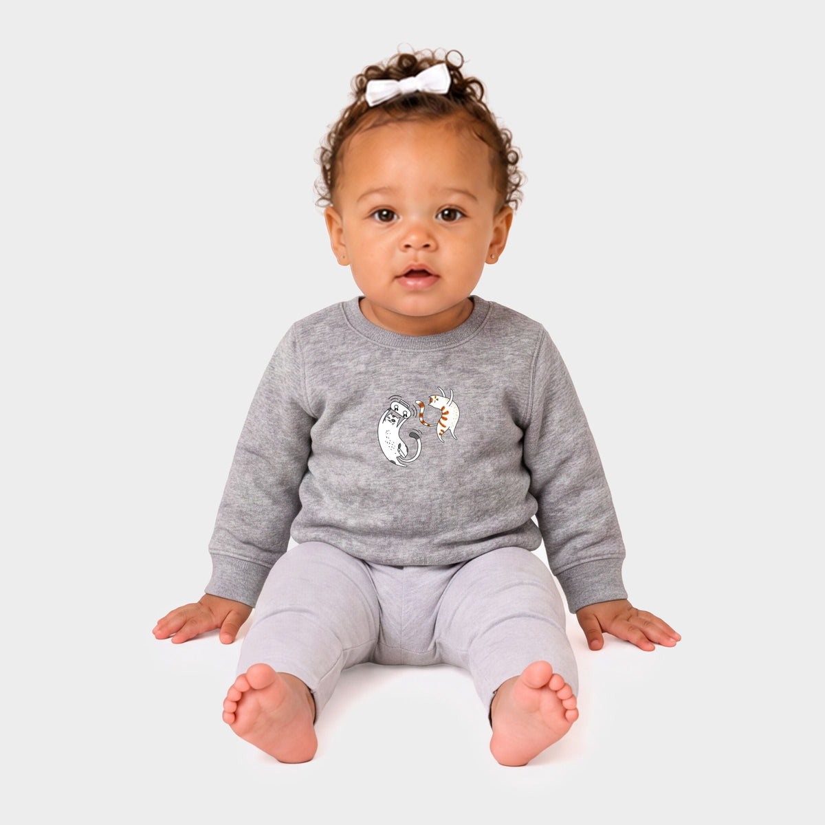 Dancing Cats Radio - Infant Crew Fleece Sweatshirt