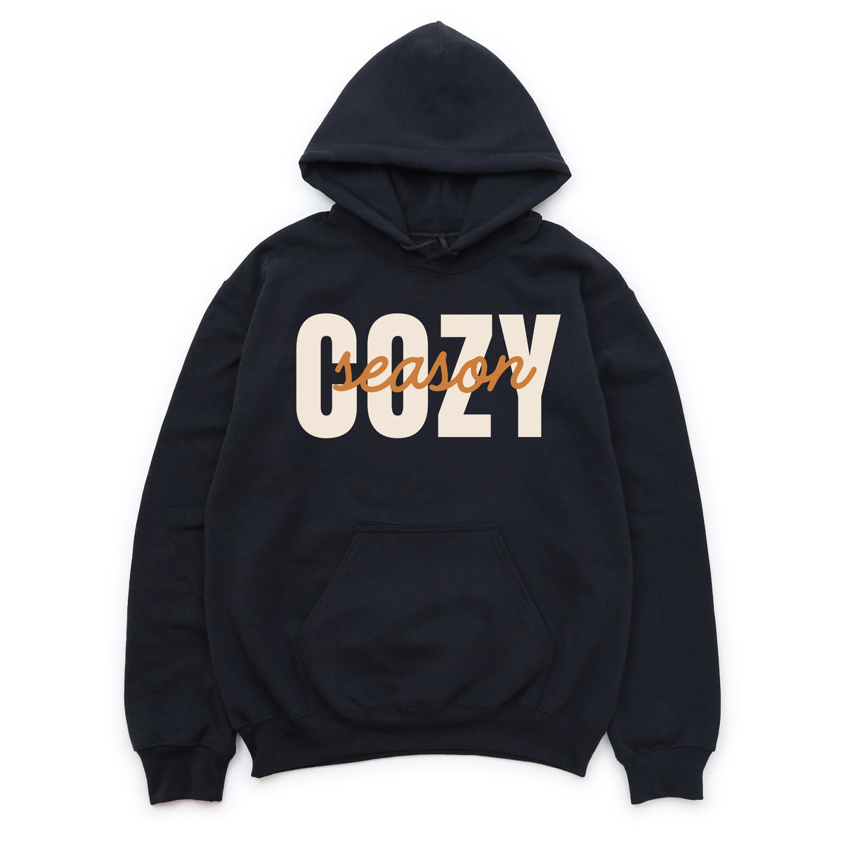 Cozy Season Layered Cursive - Women's Graphic Hoodie