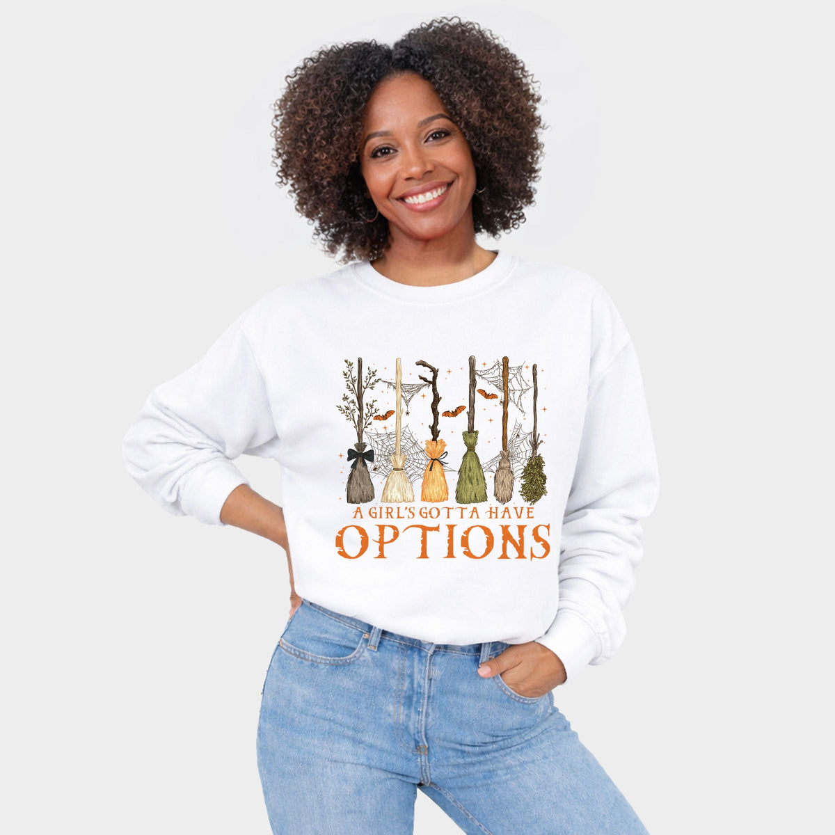 Girl's Gotta Have Options - Women's Graphic Sweatshirt