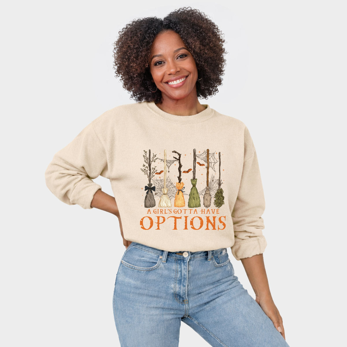 Girl's Gotta Have Options - Women's Graphic Sweatshirt