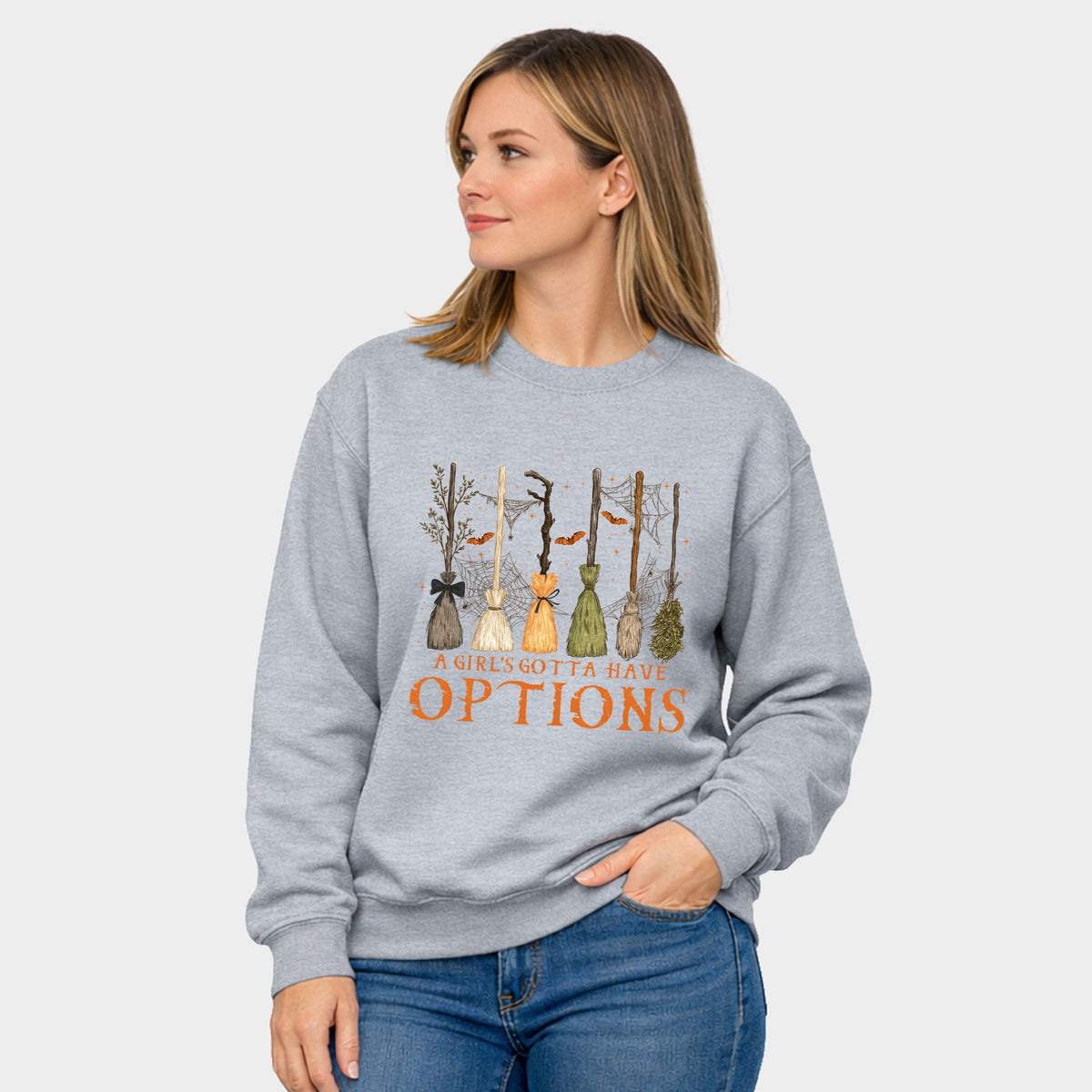 Girl's Gotta Have Options - Women's Graphic Sweatshirt