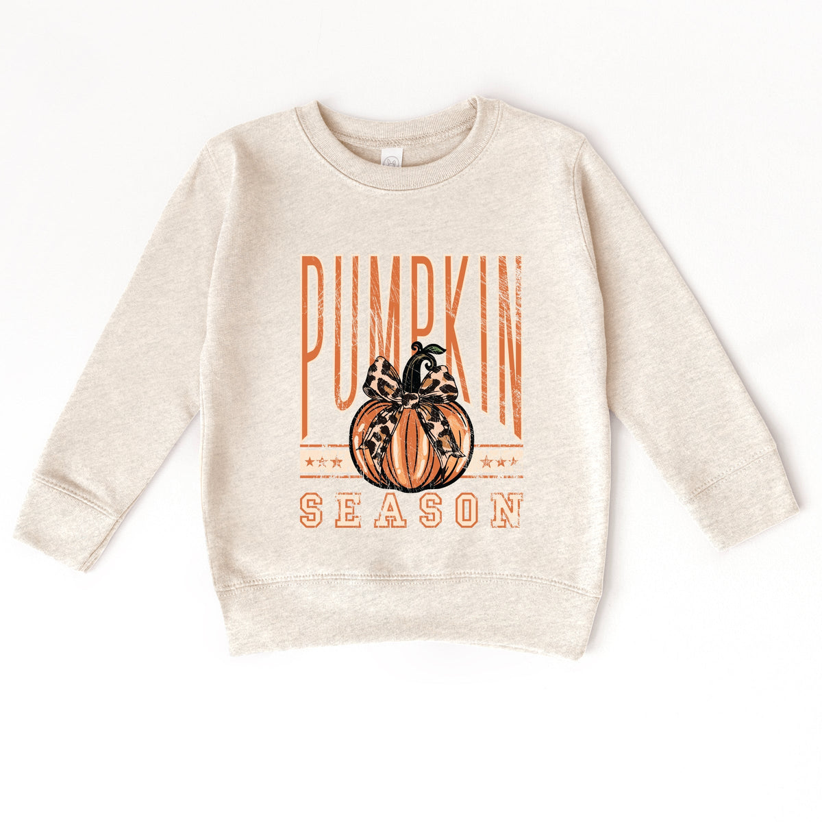 Pumpkin Season Stars - Toddler Graphic Sweatshirt
