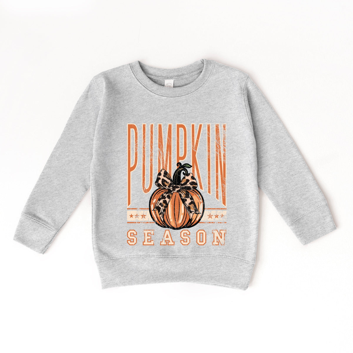 Pumpkin Season Stars - Toddler Graphic Sweatshirt