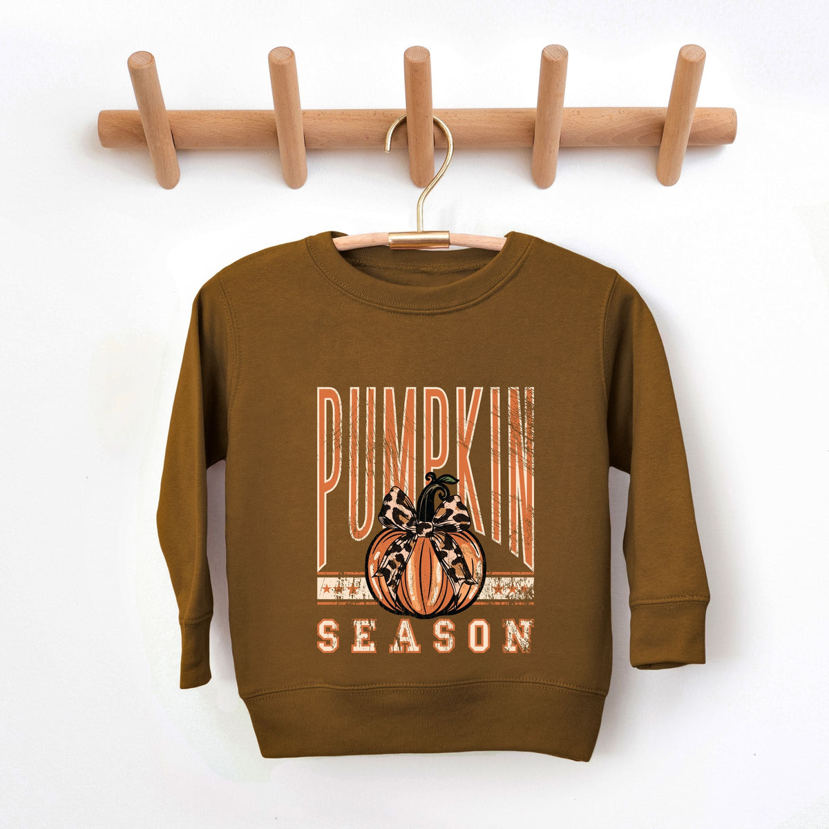 Pumpkin Season Stars - Toddler Graphic Sweatshirt