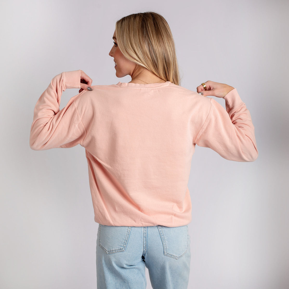 Pumpkin Season Ghost - Women's Lightweight Garment Dyed Sweatshirt