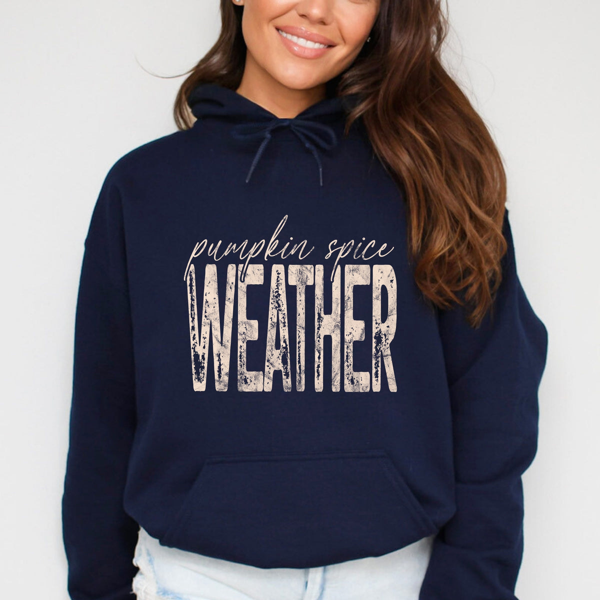 Pumpkin Spice Weather - Women's Graphic Hoodie
