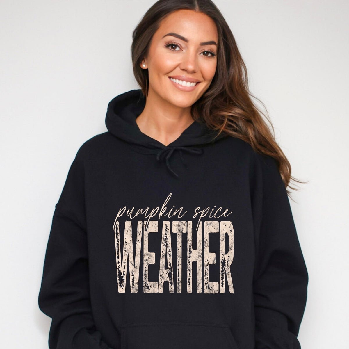 Pumpkin Spice Weather - Women's Graphic Hoodie
