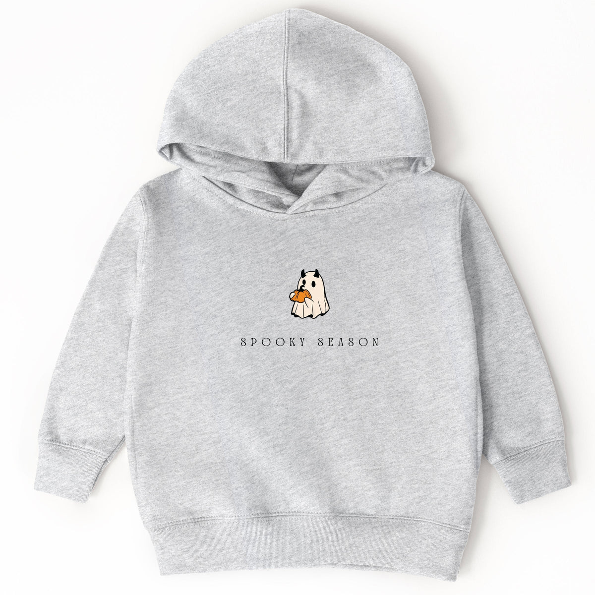 Spooky Season Pumpkin Ghost - Toddler Hoodie