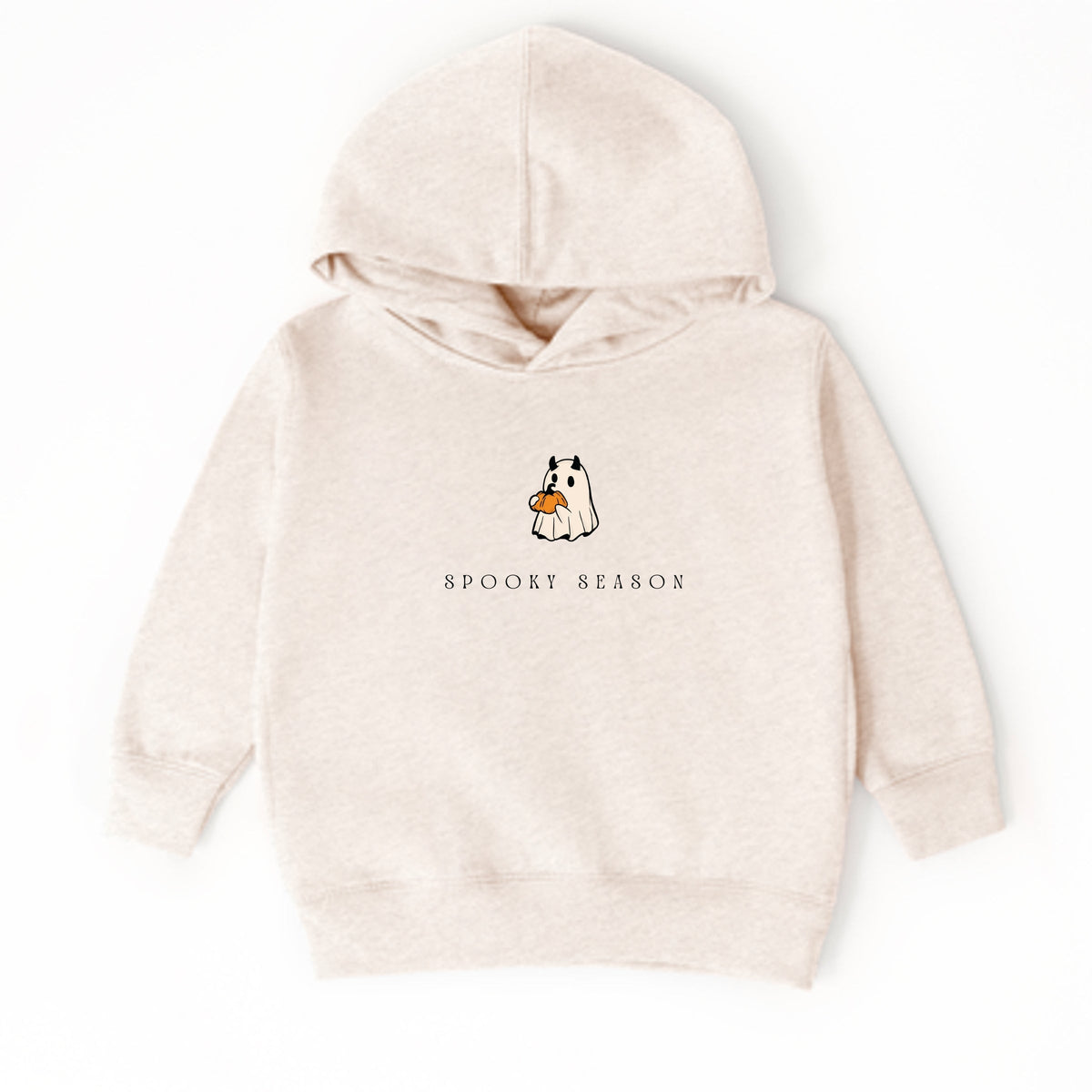 Spooky Season Pumpkin Ghost - Toddler Hoodie