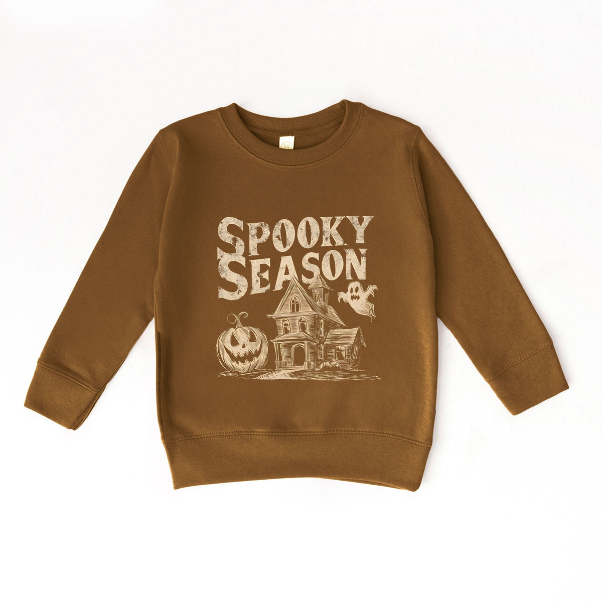 Spooky Season Haunted House - Toddler Graphic Sweatshirt