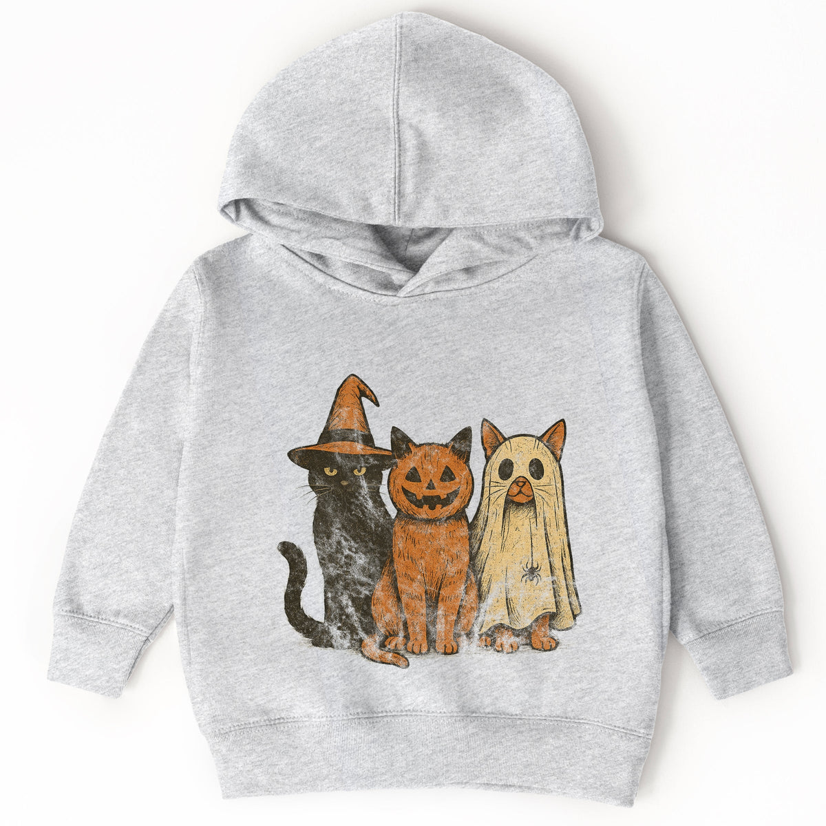 Halloween Cat Trio - Toddler Hoodie