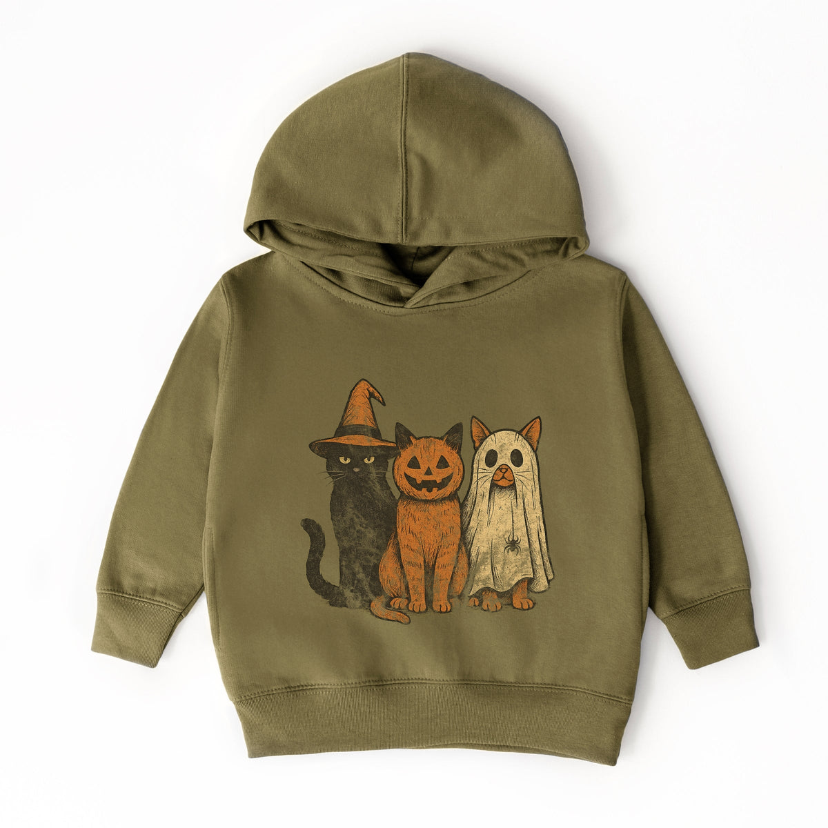Halloween Cat Trio - Toddler Hoodie