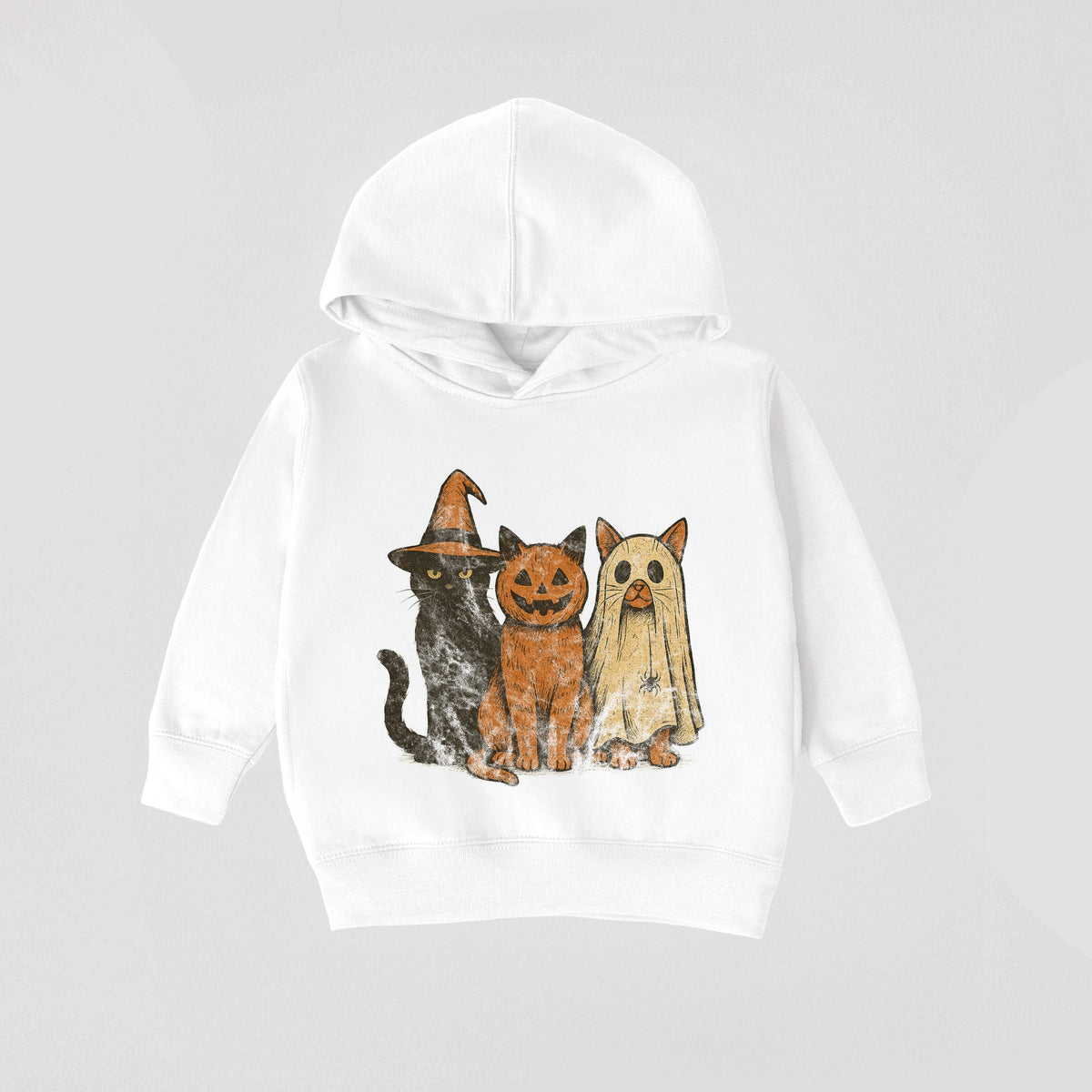 Halloween Cat Trio - Toddler Hoodie