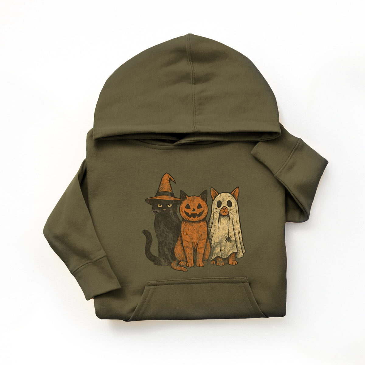 Halloween Cat Trio - Youth Graphic Hoodie