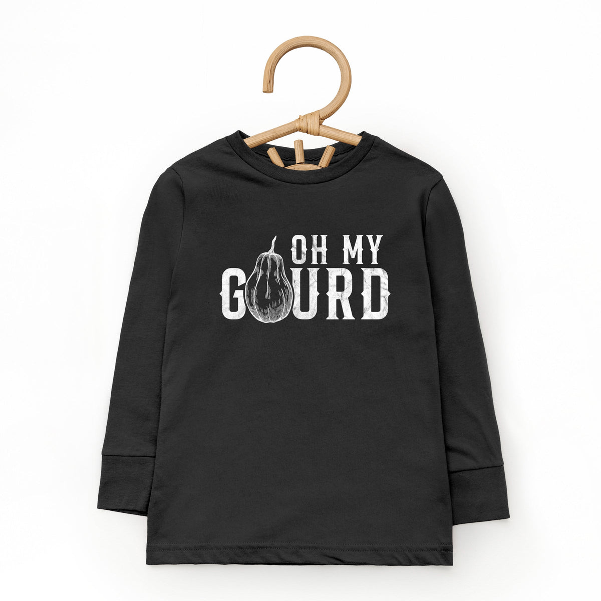 Oh My Gourd Distressed - Toddler Long Sleeve Graphic Tee