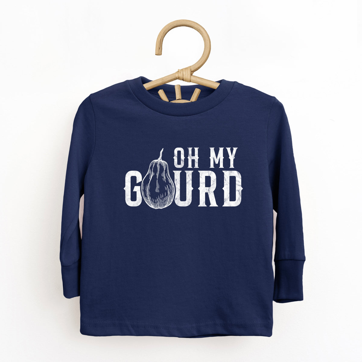 Oh My Gourd Distressed - Toddler Long Sleeve Graphic Tee