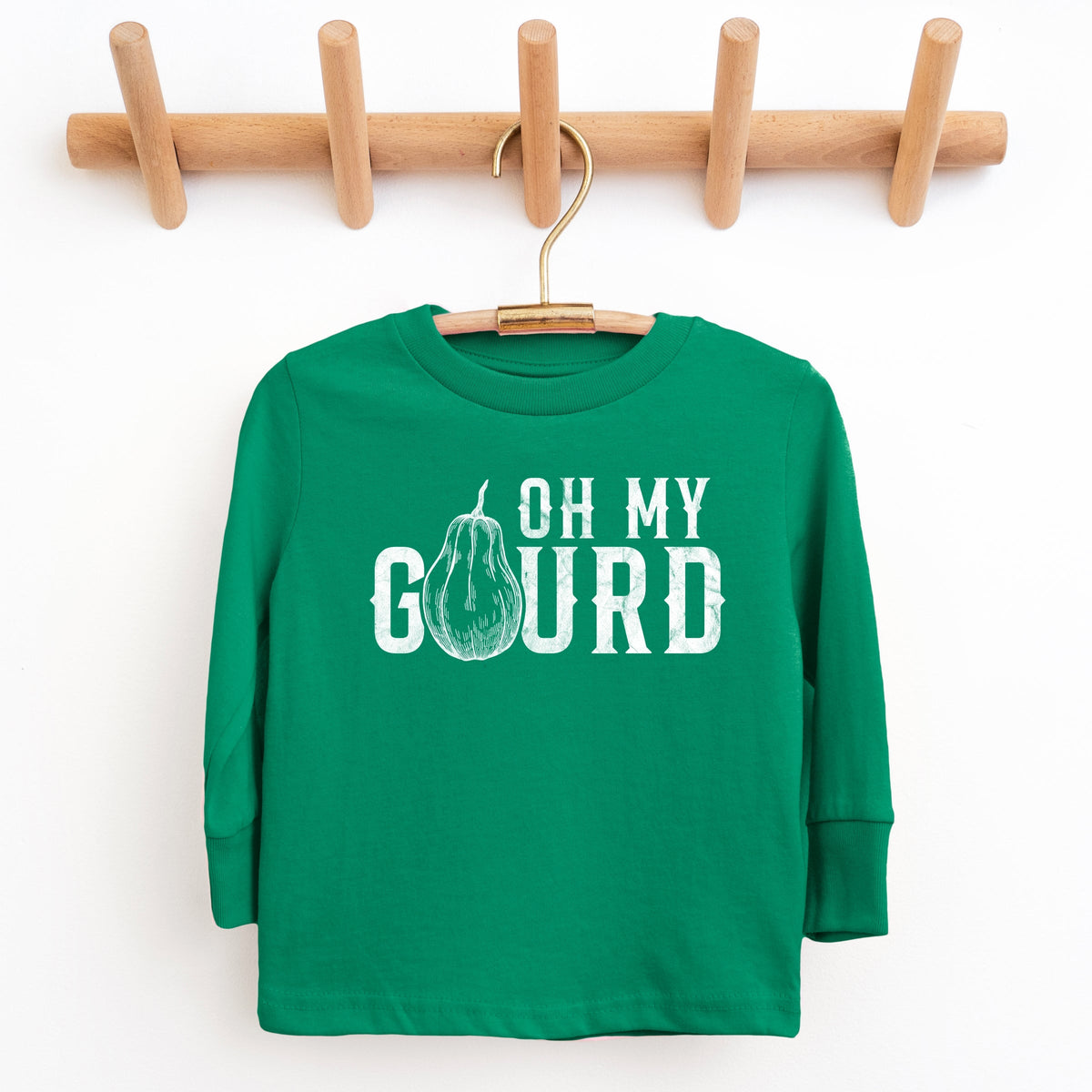 Oh My Gourd Distressed - Youth Long Sleeve Graphic T-Shirt