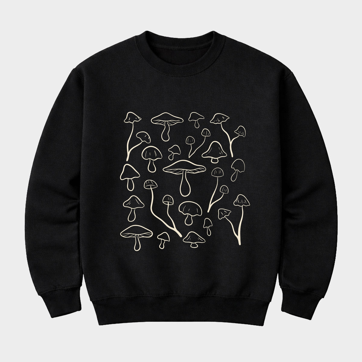 Woodland Mushrooms - Men's Graphic Sweatshirt