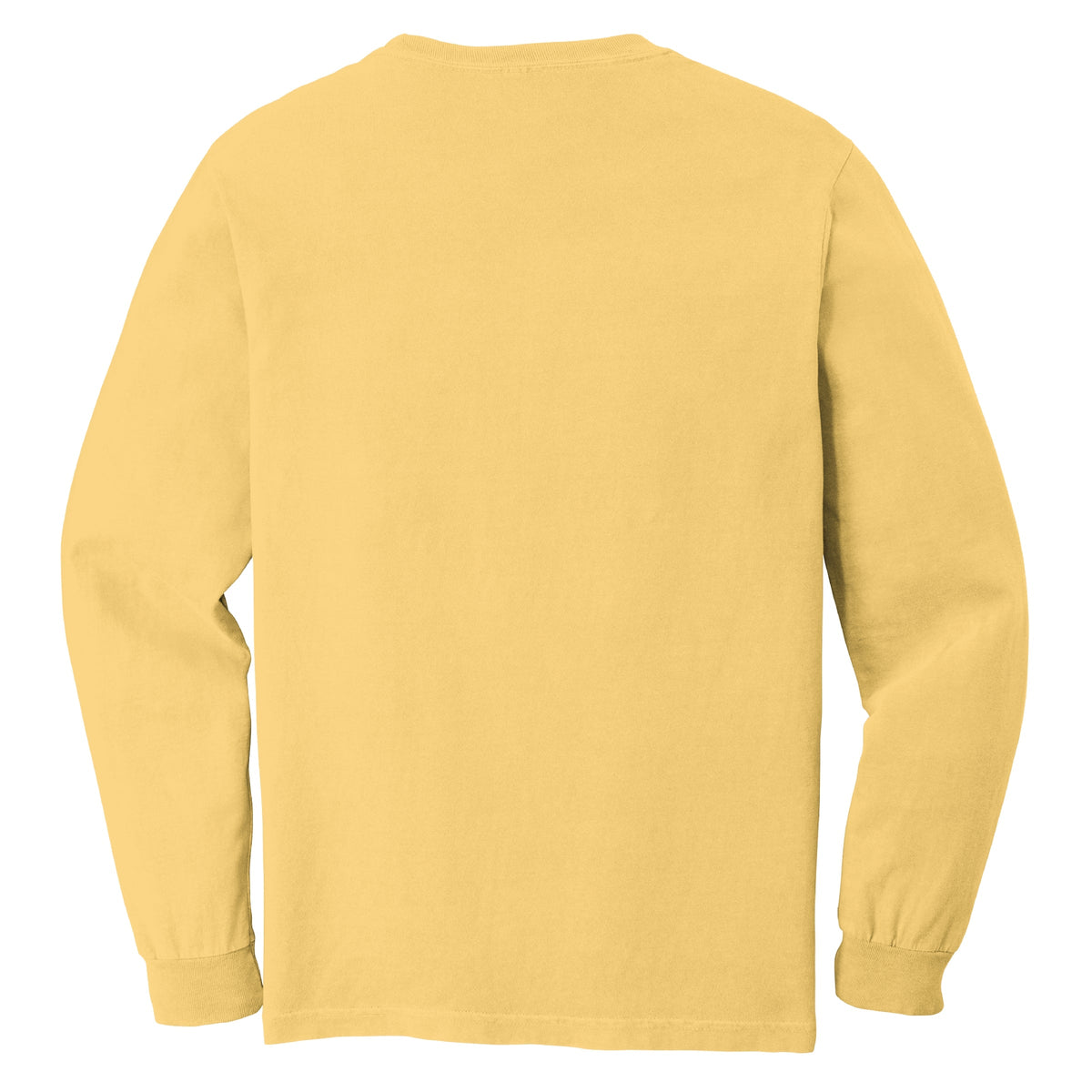 Fall Leaves Line - Women's Garment Dyed Long Sleeve Graphic T-Shirt