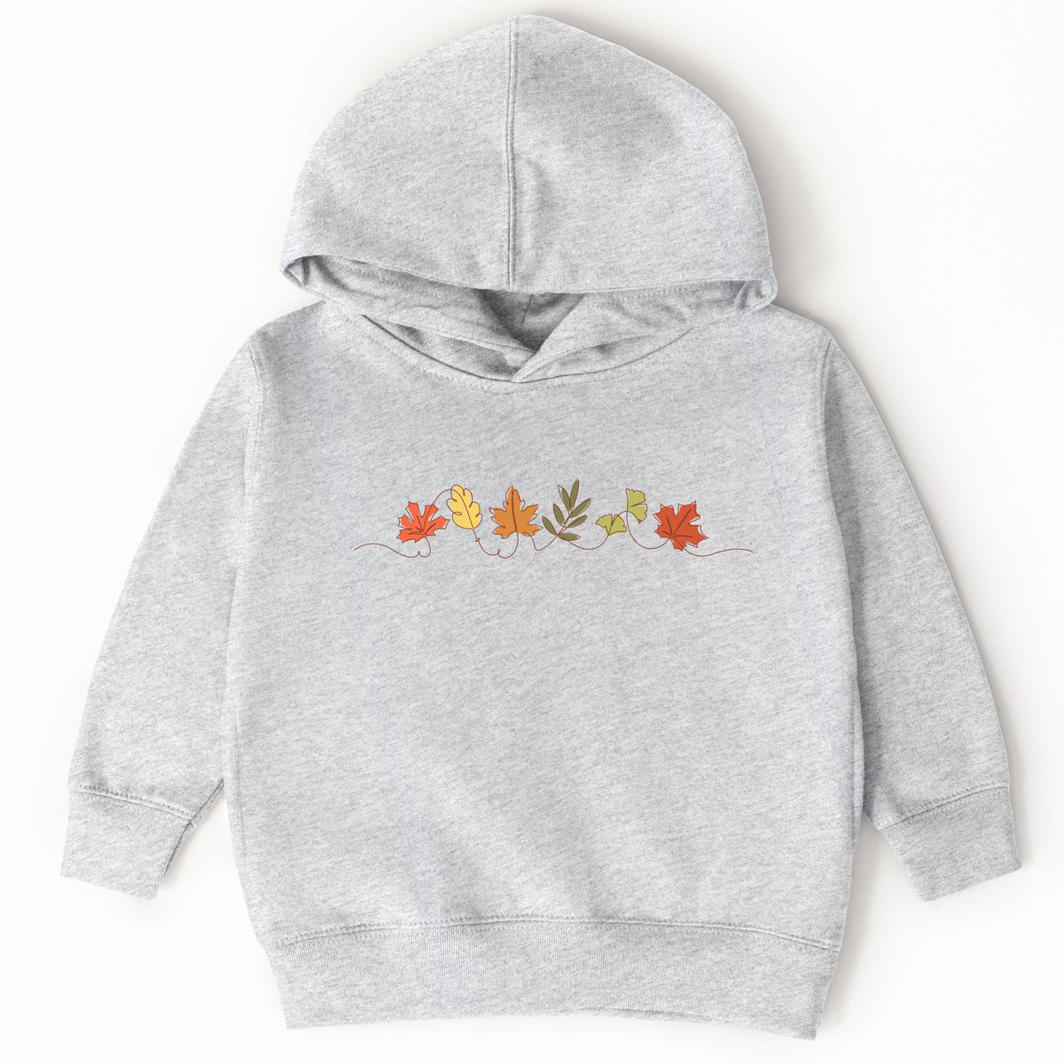 Fall Leaves Line - Toddler Hoodie