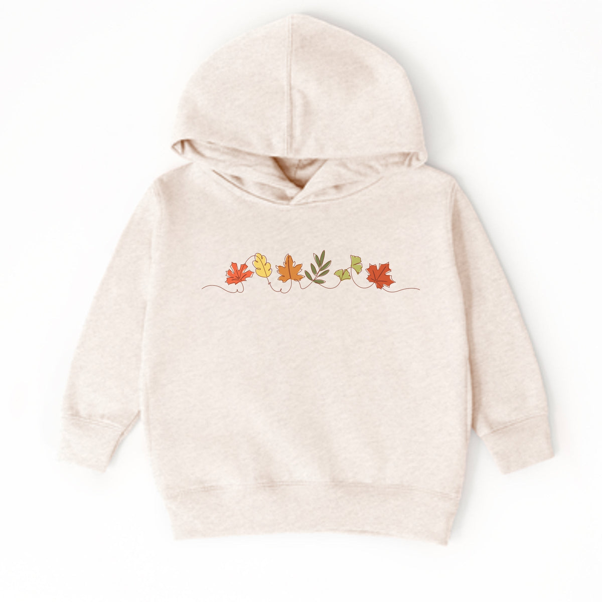 Fall Leaves Line - Toddler Hoodie