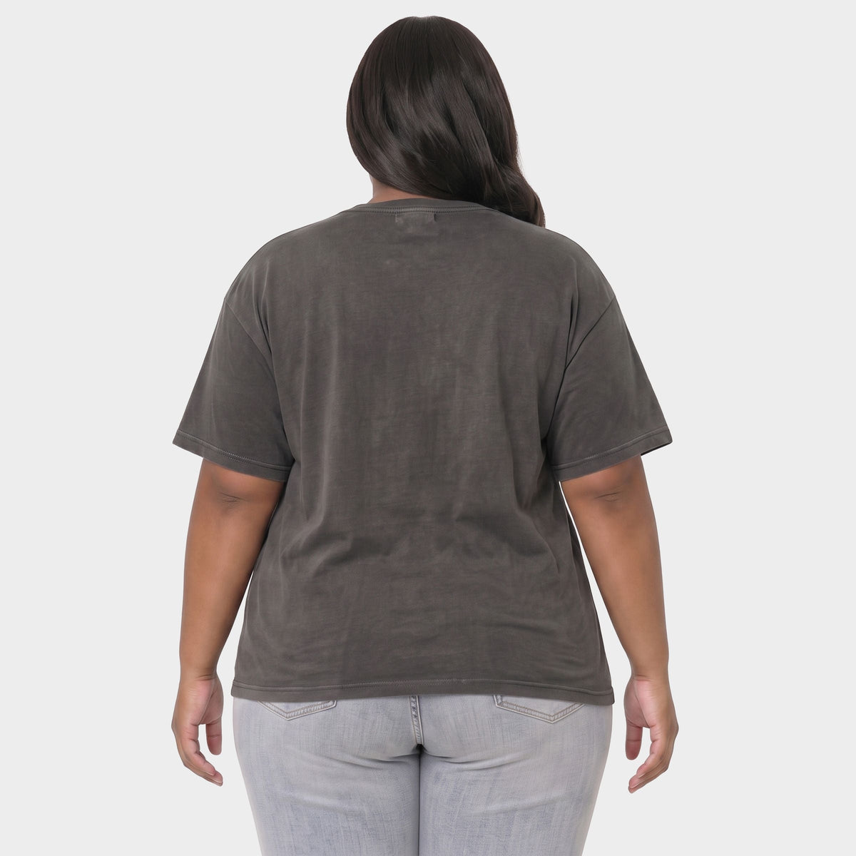 Autumn Babes Club Pumpkin - Women's Plus Sized Garment Dyed Graphic T-Shirt