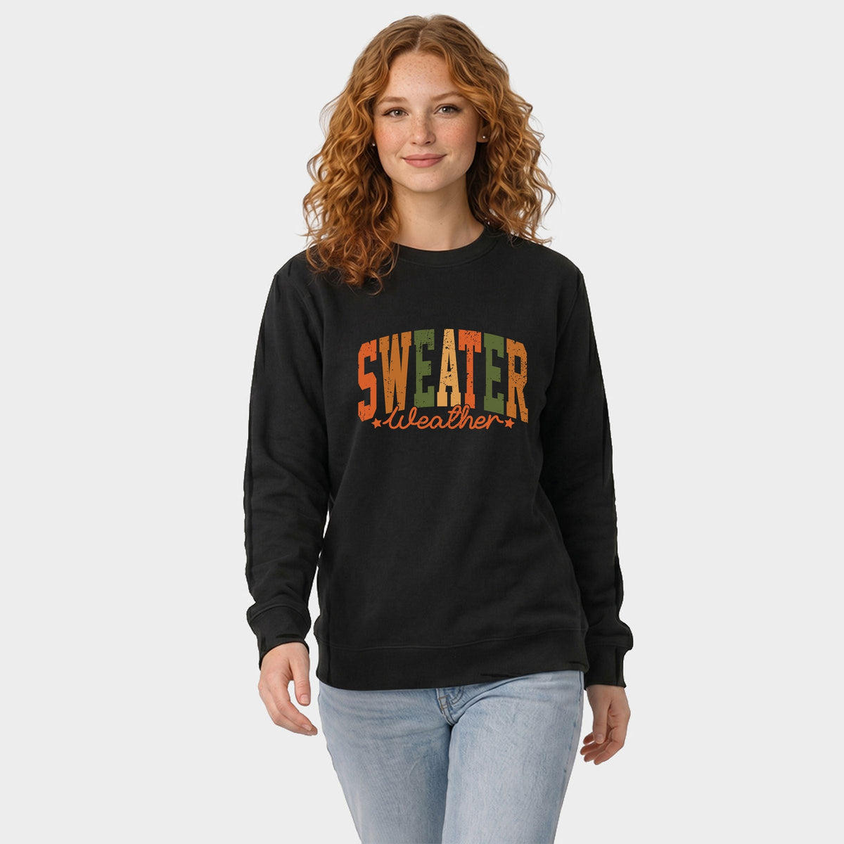 Sweater Weather Multi - Women's Graphic Sweatshirt