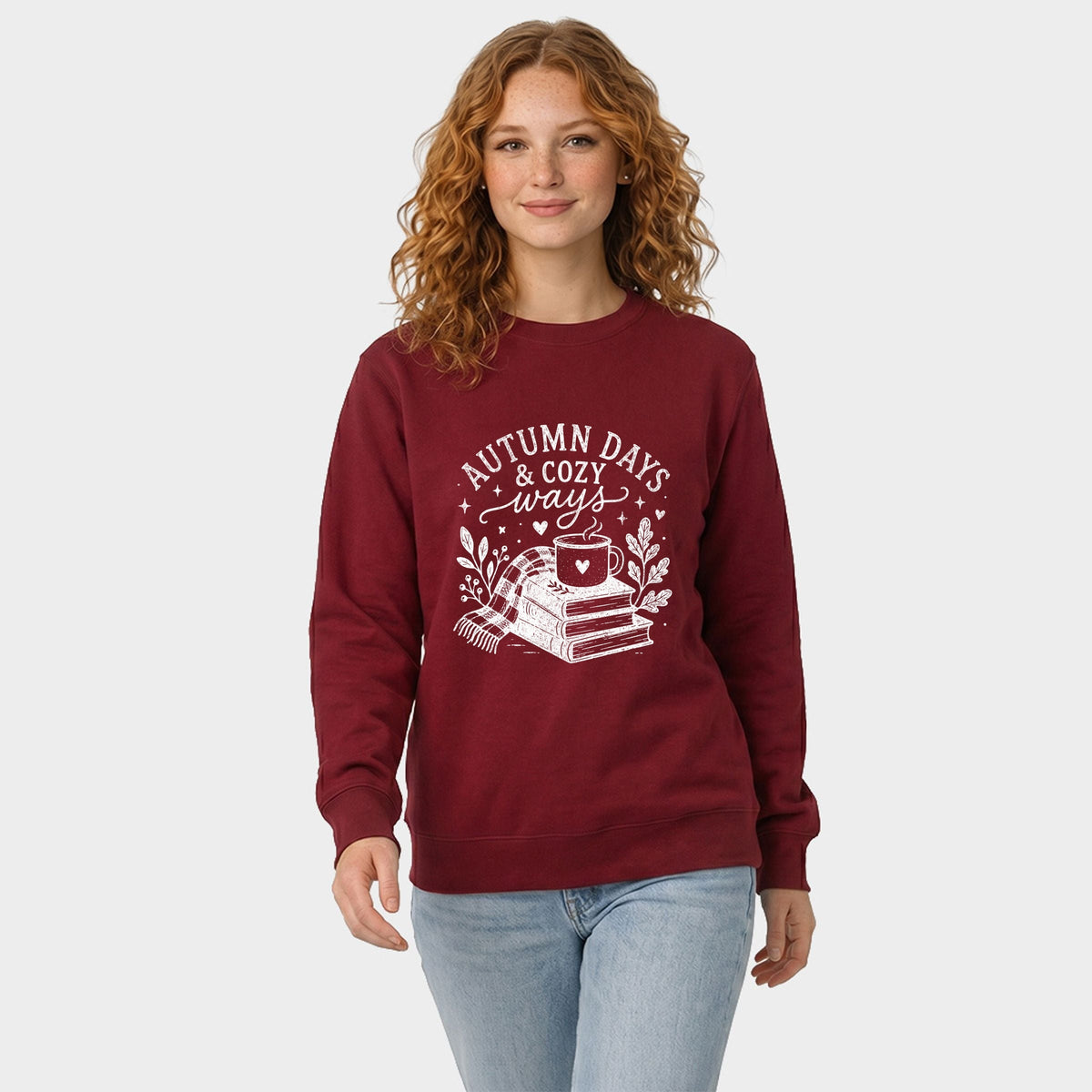 Autumn Days and Cozy Ways - Women's Graphic Sweatshirt