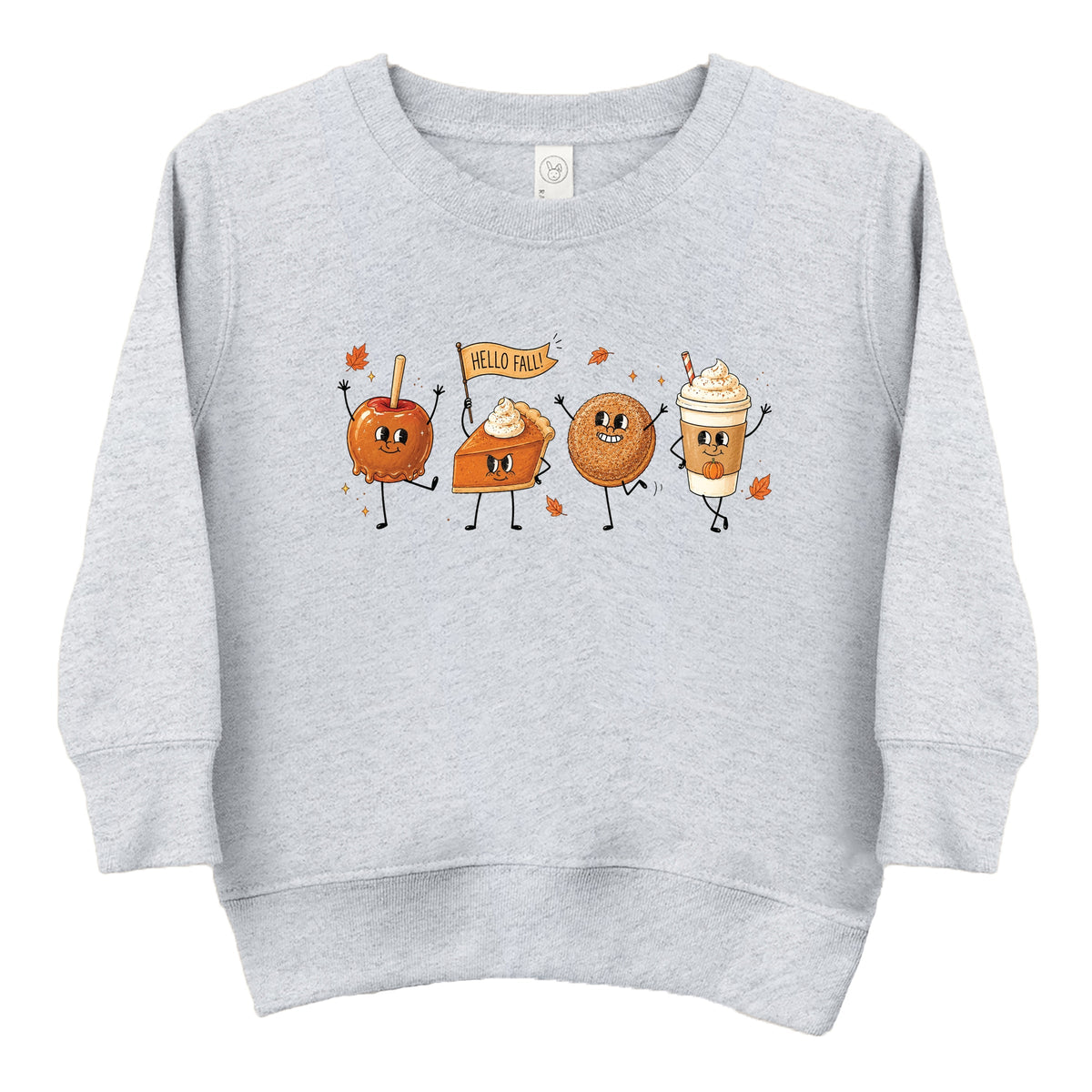 Hello Fall Stick Figures - Toddler Graphic Sweatshirt