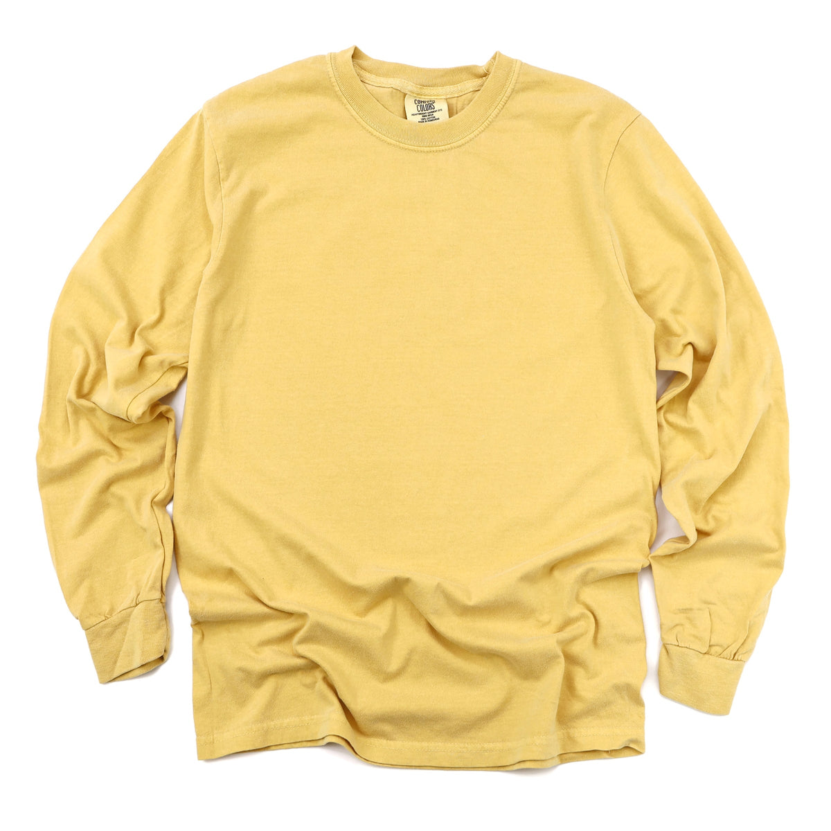 Autumn Floral - Women's Garment Dyed Long Sleeve Graphic T-Shirt