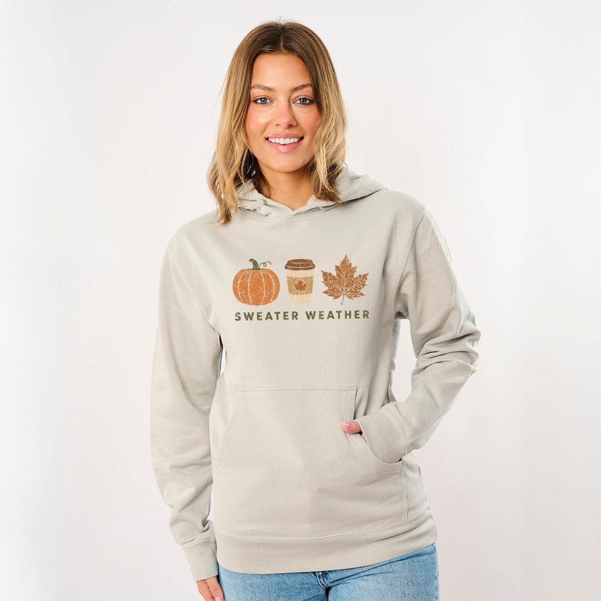 Sweater Weather Coffee Cup - Women's Graphic Hoodie