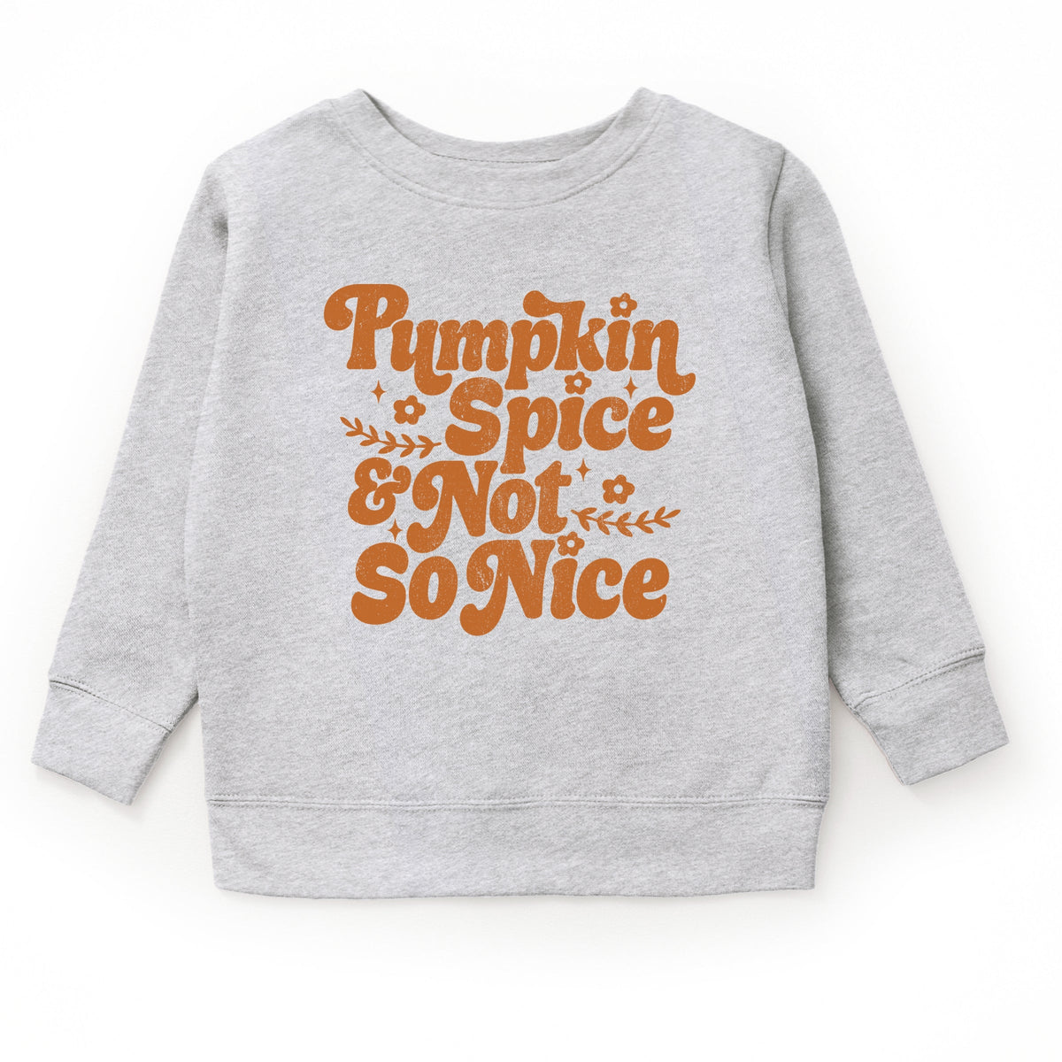 Pumpkin Spice And Not So Nice - Youth Graphic Sweatshirt