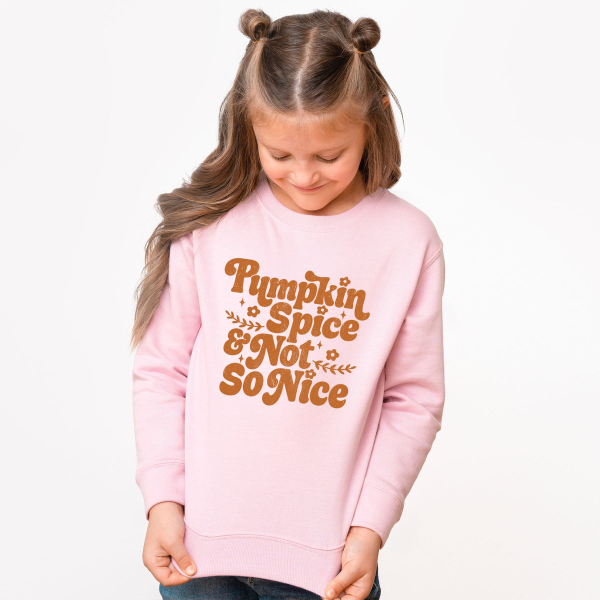 Pumpkin Spice And Not So Nice - Youth Graphic Sweatshirt