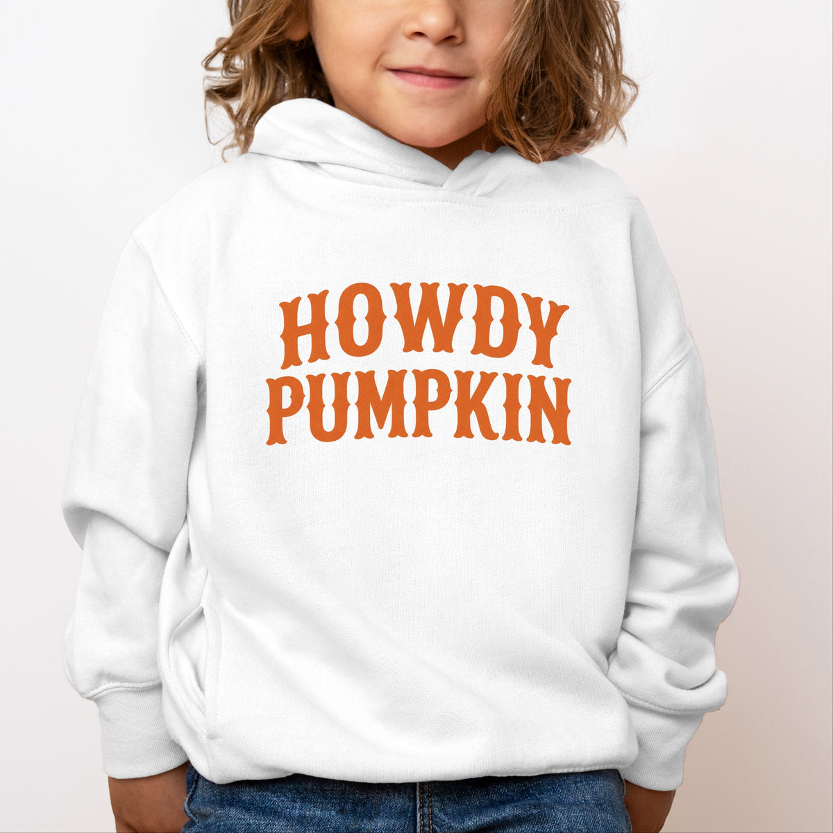 Howdy Pumpkin Western - Toddler Hoodie