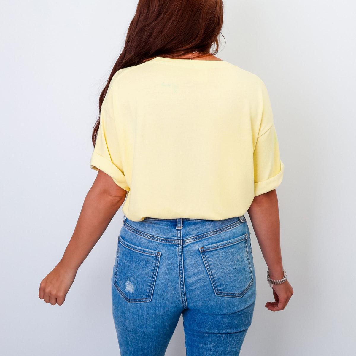 Apple Cider Society Arched - Women's Garment Dyed Graphic T-Shirt