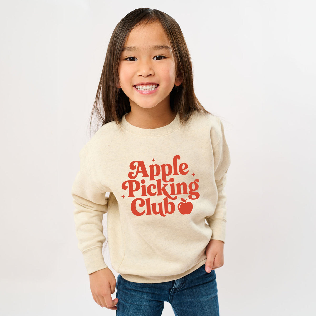 Apple Picking Club Stars - Youth Graphic Sweatshirt